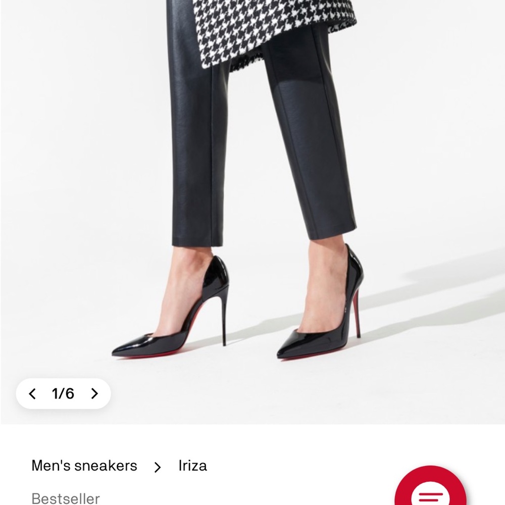 Christian Louboutin Black Patent Heels
